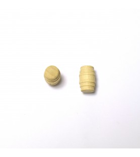 Barril de Madera de Boj 12 mm (4 Unids.) para Modelismo... 2