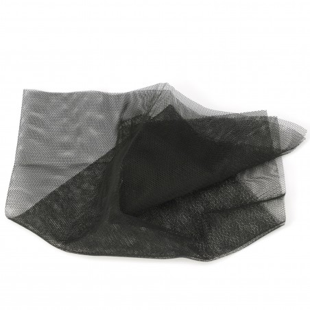 Drobna siatka z czarnej tkaniny 200x350 mm do modelowania statków