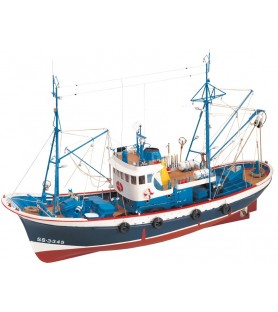 Tuna Boat Marina II. 1:50 Wooden Model Fishing Boat Kit