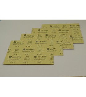 Set of 4 Thick Sandpapers (80, 120, 180, 240) for Modeling 2
