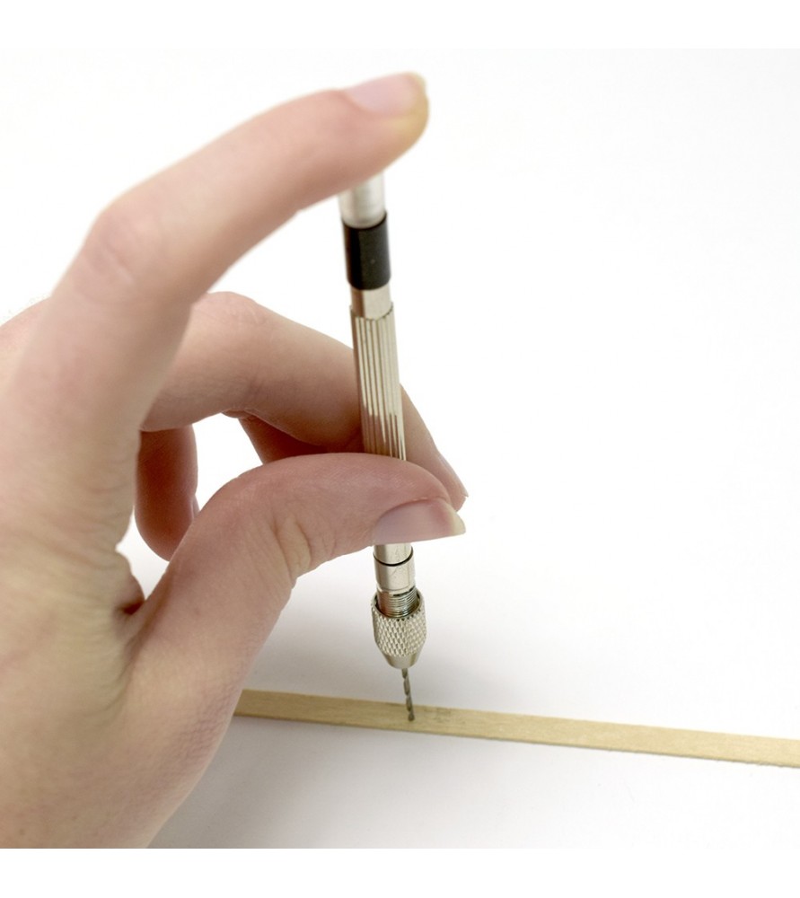 Präzisions-Minihandbohrer mit 7 HSS-Bohrern