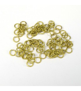 Pierścień mosiężny o średnicy 4 mm (100 sztuk)