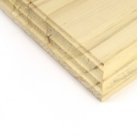 Podstawa wystawowa z litego drewna sosnowego o prostokątnym kształcie (7.08''x4.33'' / 180x110mm)