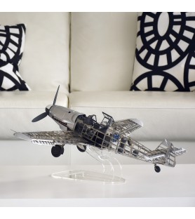 Pack Cadeau avec Maquette, Mini Maquette, Peintures et Outils: Avion de Chasse Messerschmitt BF109G