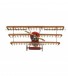 Aircraft Fokker Dr I. 1:16 Wooden and Metal Fighter Model 2