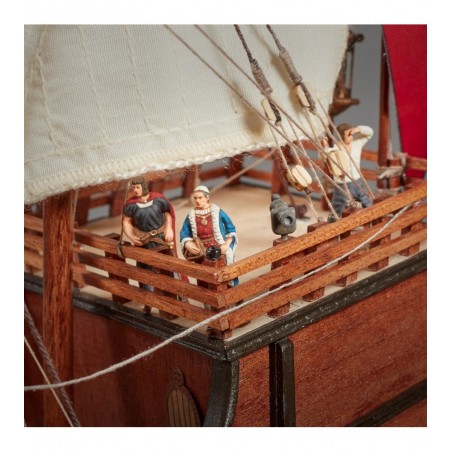 Carabela Santa María 1:65. Maqueta de Barco en Madera 9