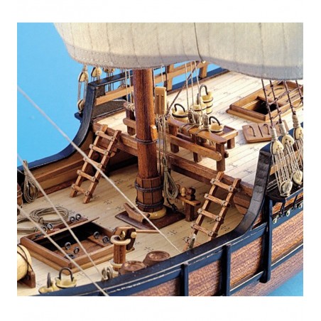 Caravella La Pinta 1:65. Modello di nave in legno 3