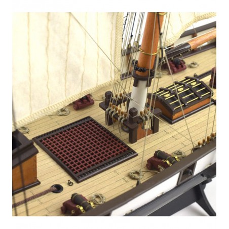 Goleta Americana Harvey 1:60. Maqueta de Barco en Madera 4