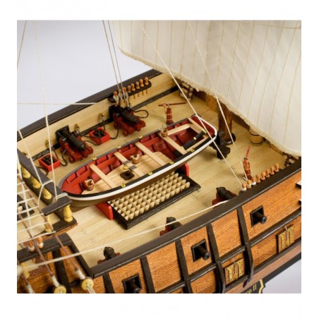 Galjoen San Francisco II 1:90. Houten modelschip 6