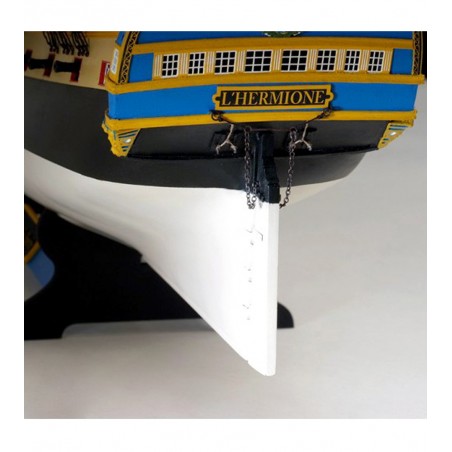 Fregata Hermione La Fayette 1/89. Modello di nave in legno
