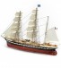 Houten modelschip: Frans opleidingsschip Belem 1/75