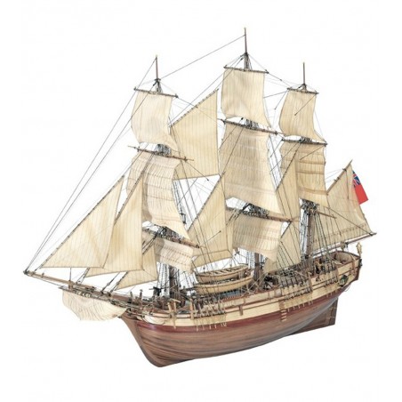 Handelsschiff HMS Bounty 1:48, Modellschiff aus Holz 1