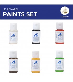 Paints Set for Ship Model: Corsair Cutter Le Renard