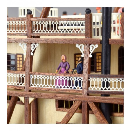 Paddle Steamer King of the Mississippi. 1:80 Wooden Model Ship Kit 7