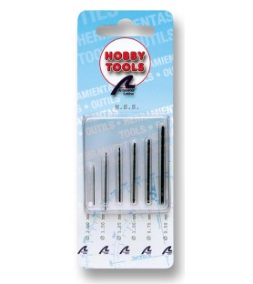 Zestaw 6 mini bitów od 0,5 mm do 2 mm do wierteł