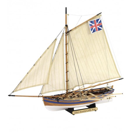 Bijboot HMS Bounty (Jolly Boat) 1:25. Houten modelschip 1
