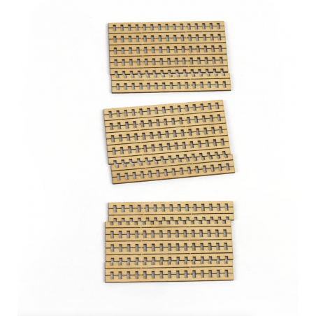 Kratownica z drewna brzozowego 55 mm (30 sztuk) do modelowania statków