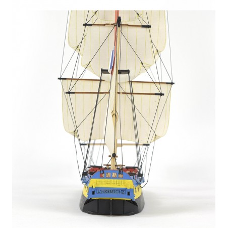 Easy Kit Фрегат Hermione La Fayette 1:160. деревянная модель корабля с рисунками 3