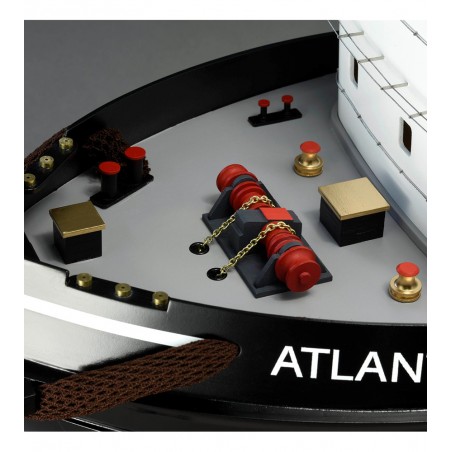 Sleepboot Atlantic 1:50. Model van een bestuurbare boot in hout en ABS (geschikt voor R/C) 13