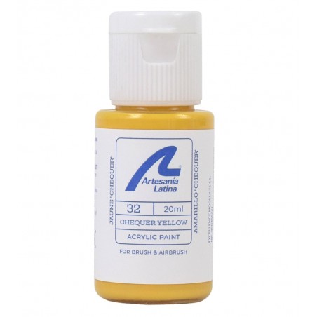 Water-Based Paint: Chequer Yellow (20 ml)