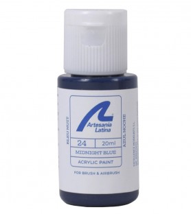 Pintura al Agua: Azul Noche (20 ml) 2