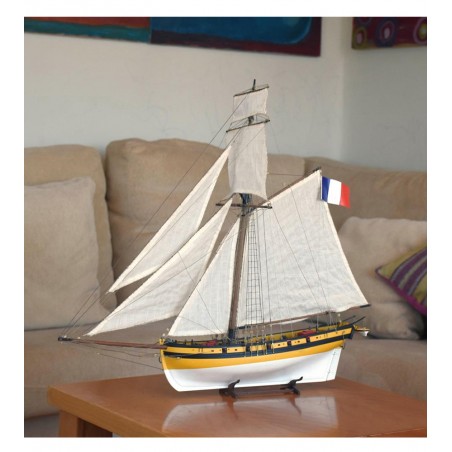 Cúter Le Renard. Pack Regalo con Maqueta, Pinturas y Herramientas