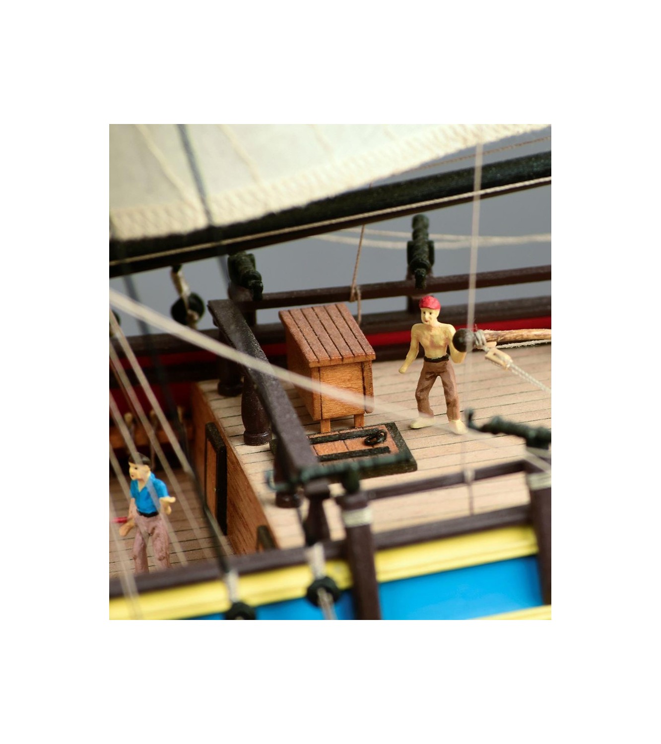 Wooden Model Ship Kit: English Armed Brig HMS Supply at 1:50