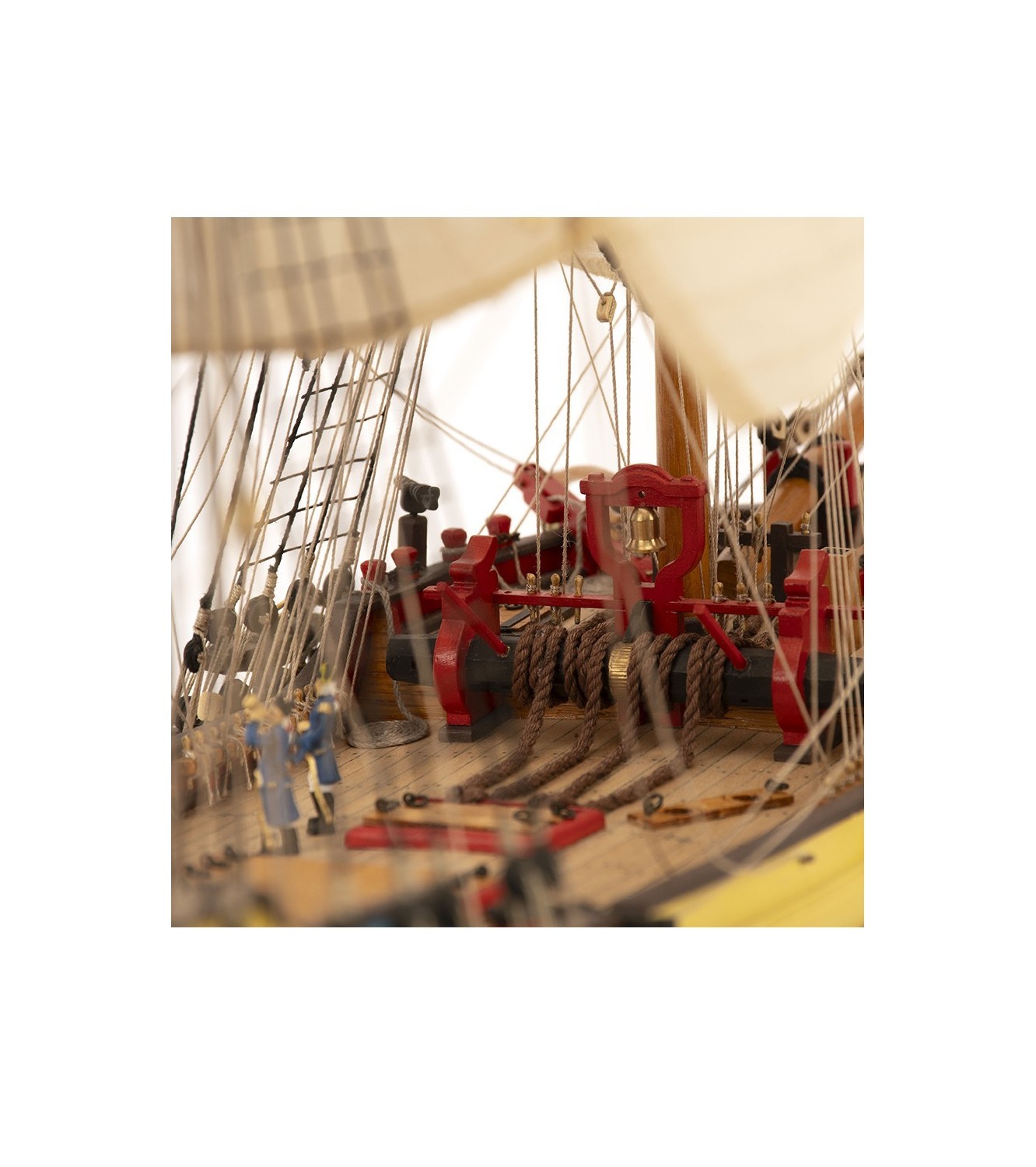 Wooden Model Ship Kit: English Armed Brig HMS Supply at 1:50
