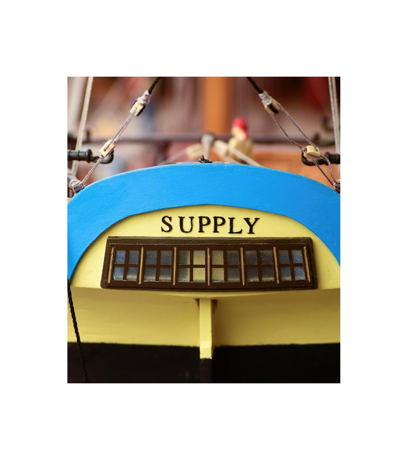Wooden Model Ship Kit: English Armed Brig HMS Supply at 1:50