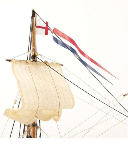 Novo BERGANTIN HMS Supply 1:50. Modelo de navio em madeira