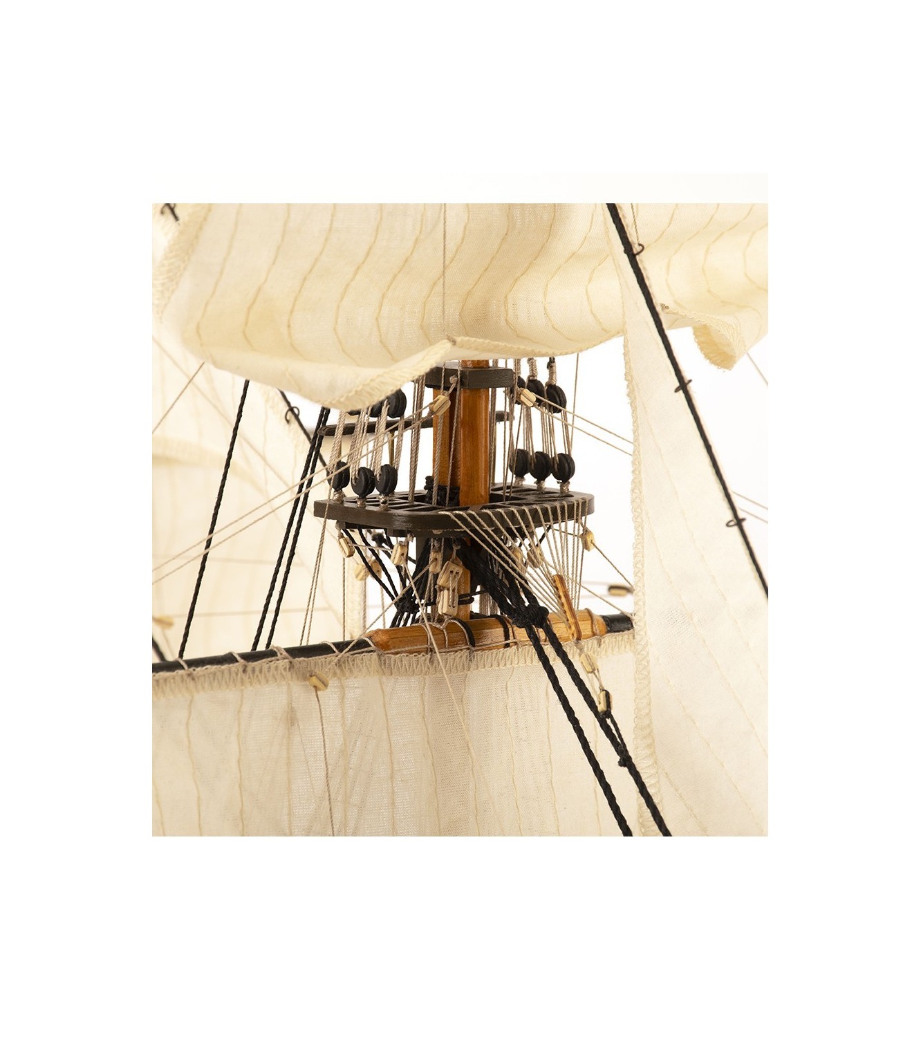 Wooden Model Ship Kit: English Armed Brig HMS Supply at 1:50