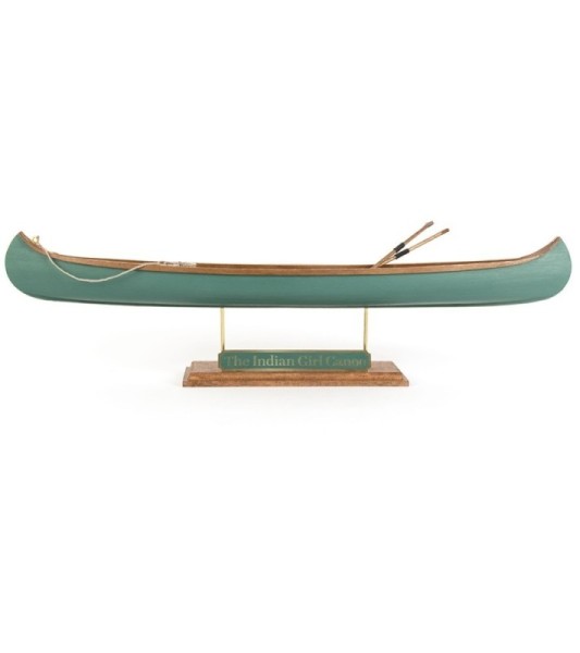 The Indian Girl Canoe. 1:16 Wooden Scale Model Ship