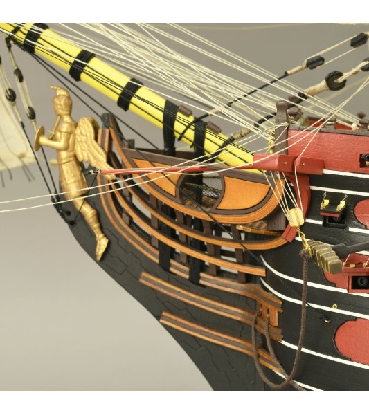 Navío de Línea Santísima Trinidad 1:84 Maqueta de Barco en Madera
