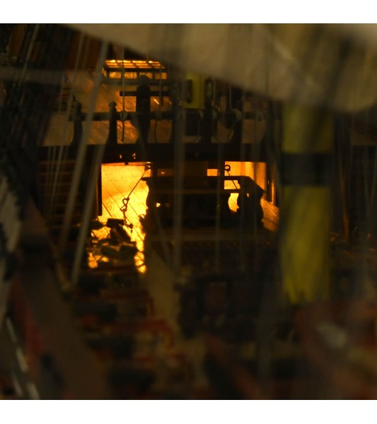 Modello di nave in legno Santisima Trinidad 1:84