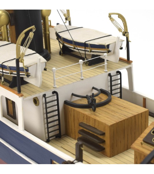 Rimorchiatore Sanson 1:50. Modello di nave in legno (adatto per R/C)