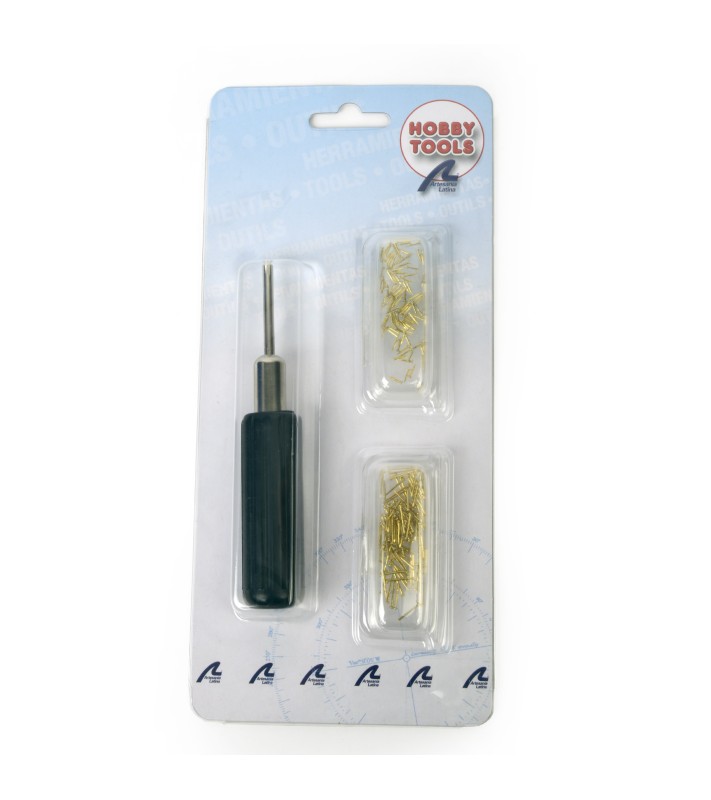 Pack with Magnetic Nailer for Model Building and 5/10 mm Brass Nails