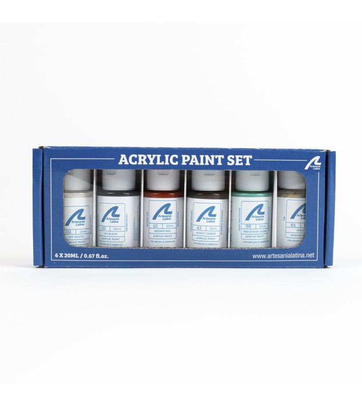 Paints Set for Ship Model: Cutter Pen Duick