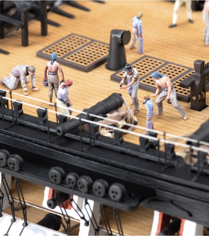 Nieuwe set van 19 metalen scheepsfiguren: matrozen... 2