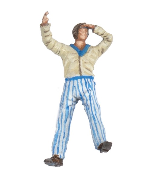 Nuovo set di 19 figurine in metallo per navi: marinai (1700-1815)