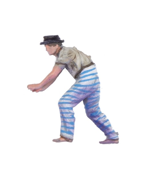 Nuovo set di 19 figurine in metallo per navi: marinai (1700-1815)