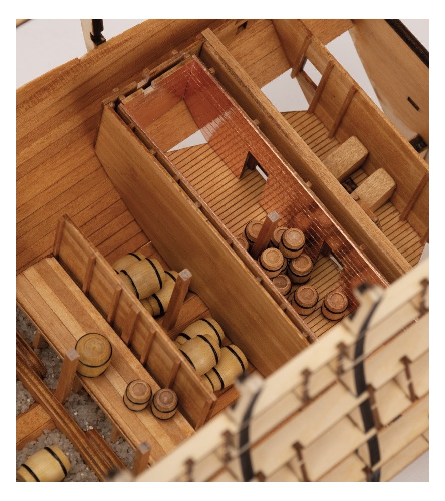 HMS VICTORY Trafalgar 1805 - ANATOMIE - Dřevěný...