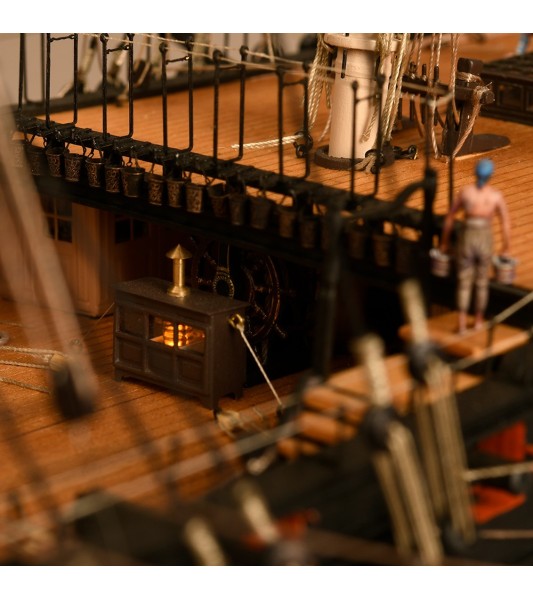 HMS VICTORY Okręt liniowy Trafalgar 1805 - 1:84 - Model statku w skali drewnianej