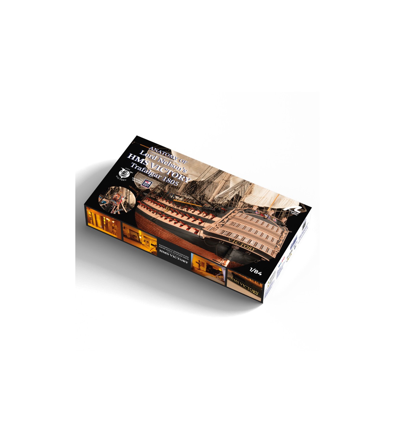 ビクトリア　モーガンジャスト　MS HMS Victory 1:84 Wooden Ship Model Anatomy of English Vessel