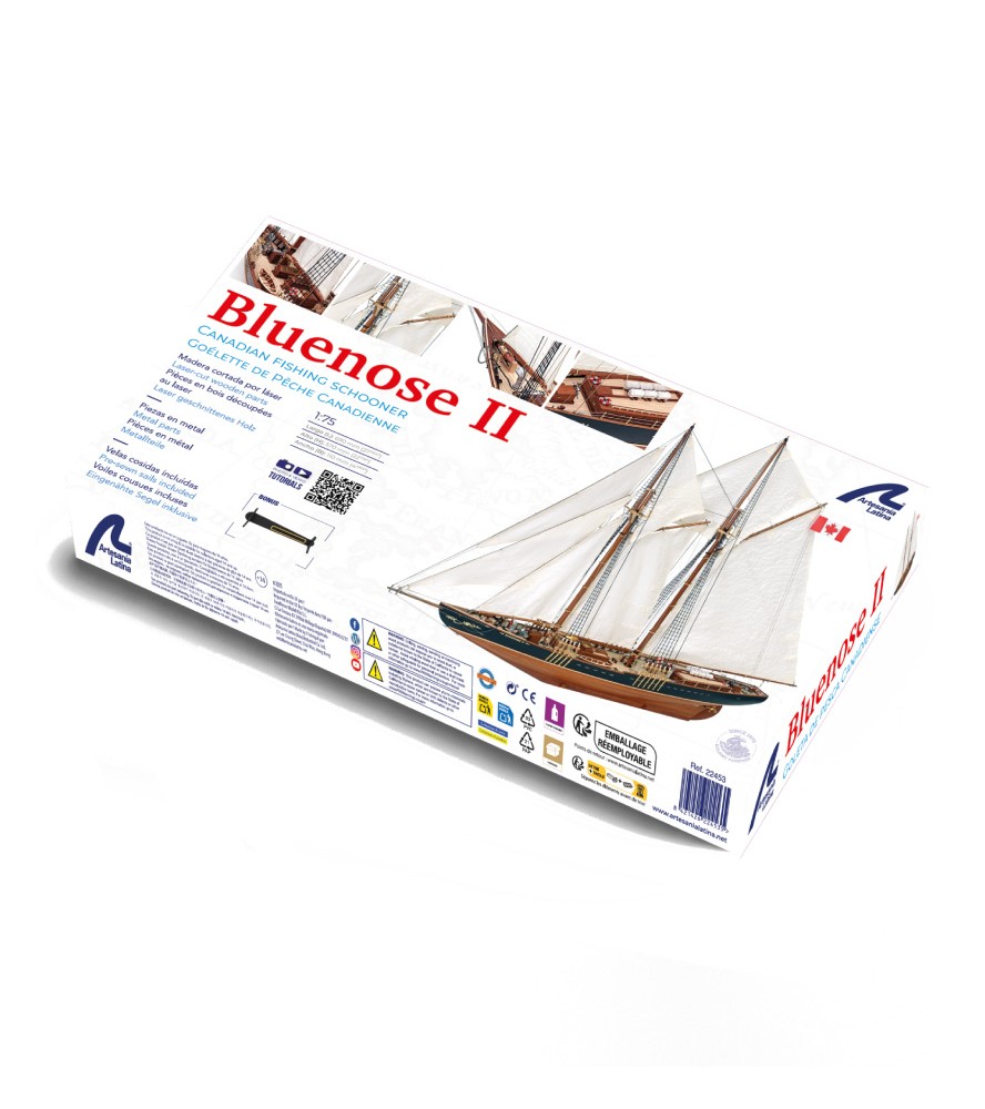 Fiskeri & Regattaer Skonnert Bluenose II. 1:75...