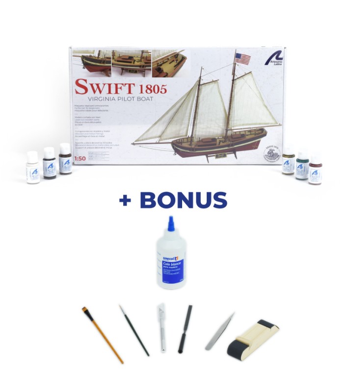 Barco Piloto Swift. Pack Regalo con Maqueta, Pinturas y... 2
