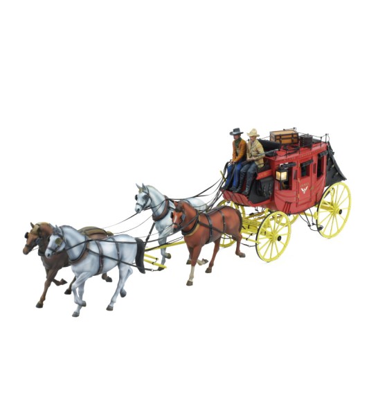 STAGECOACH - Legenda Divokého západu - model v měřítku 1/12