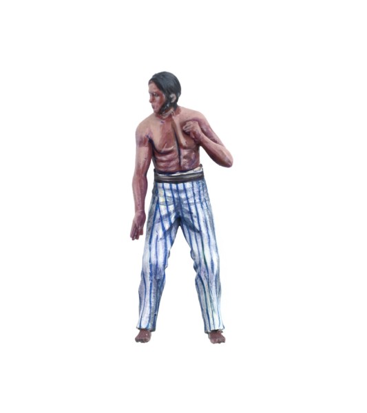 Set di 10 figure di navi in metallo: artiglieri in scala 1/48