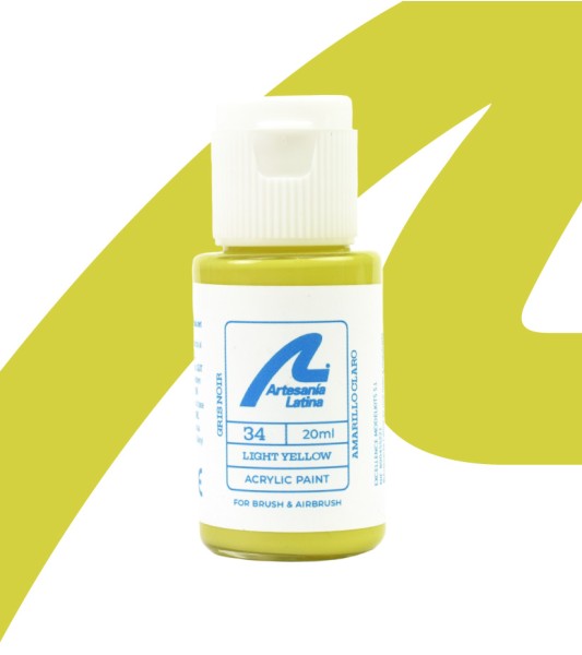 Barva na vodní bázi: Sunrise yellow (20 ml)