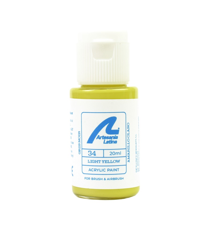 Vandbaseret maling: Sunrise yellow (20 ml)