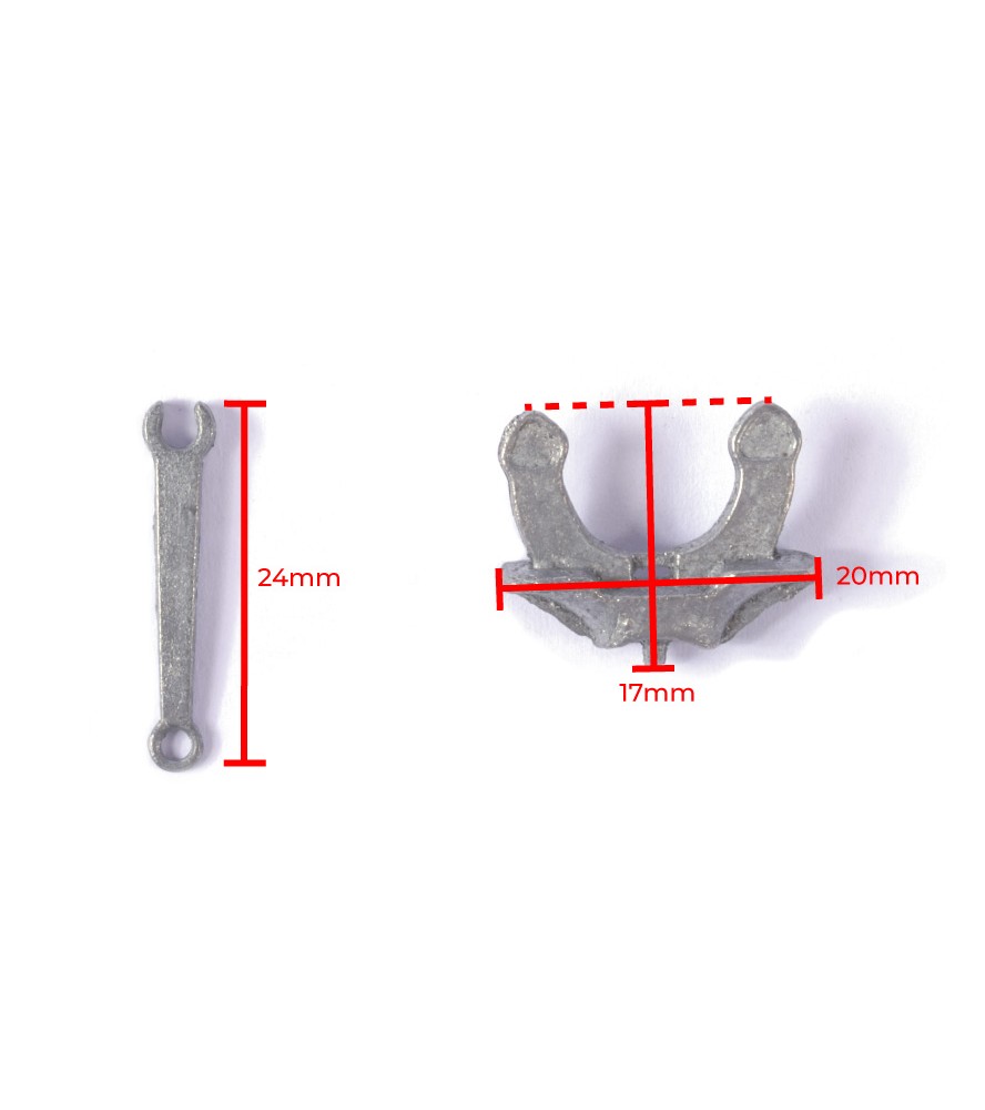 41 mm Articulated Anchor for Naval Modeling